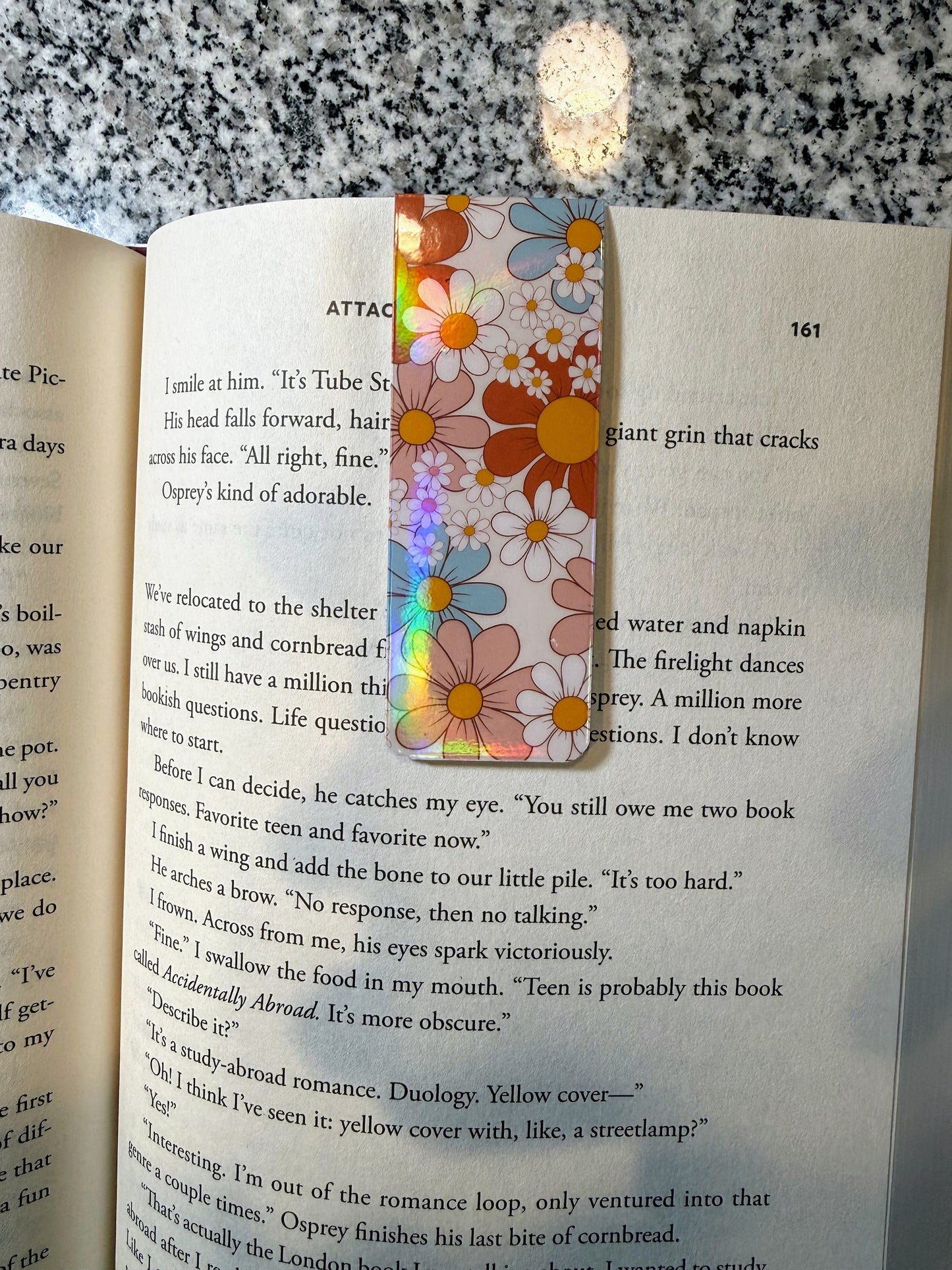 Floral Magnetic Bookmark