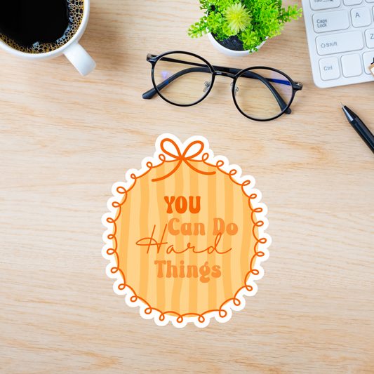 Hard Things Sticker