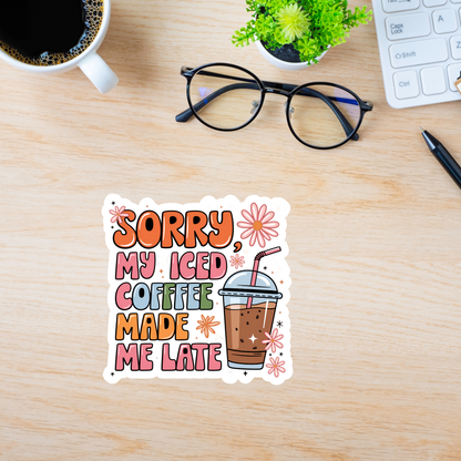 Iced Coffee Sticker