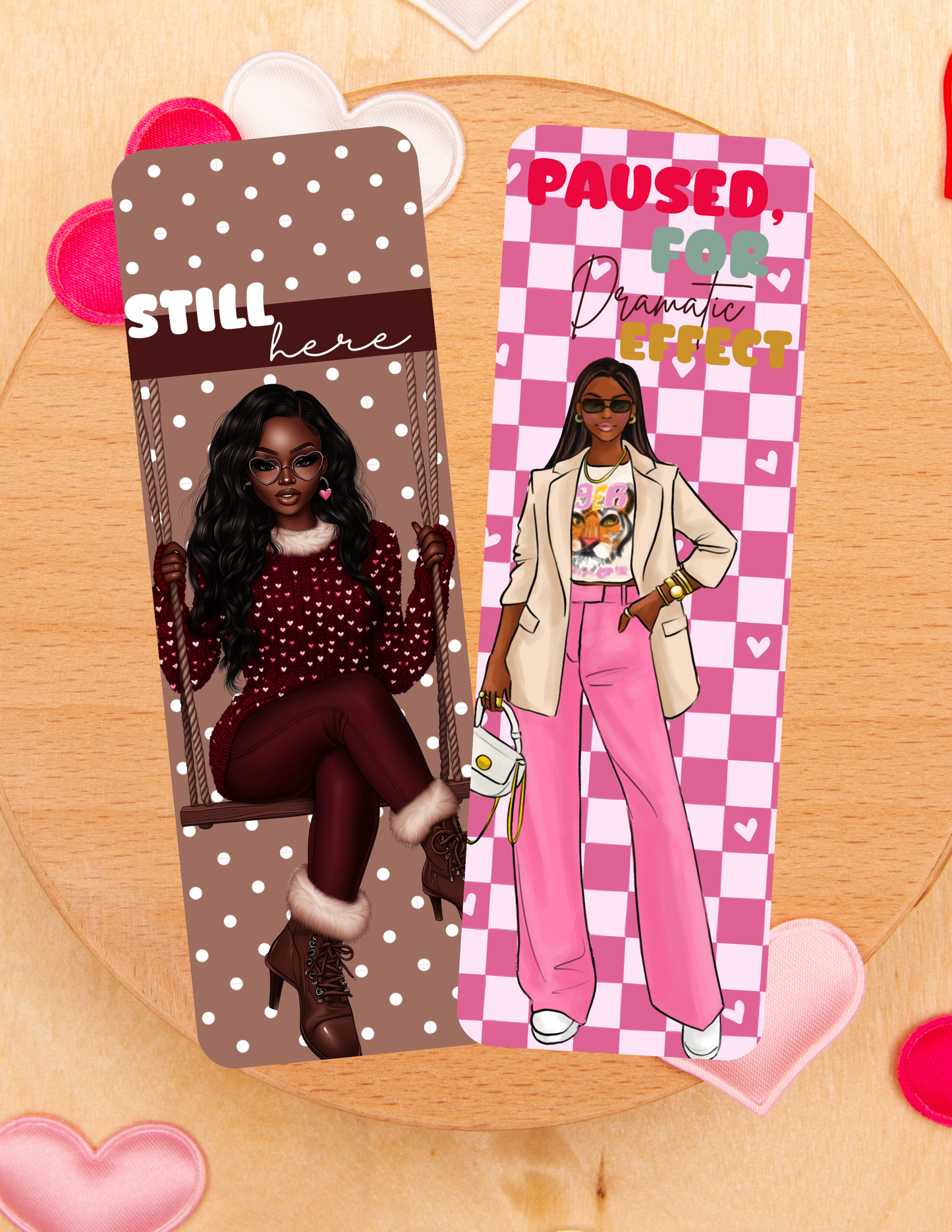 Valentine Girls Bookmarks 2