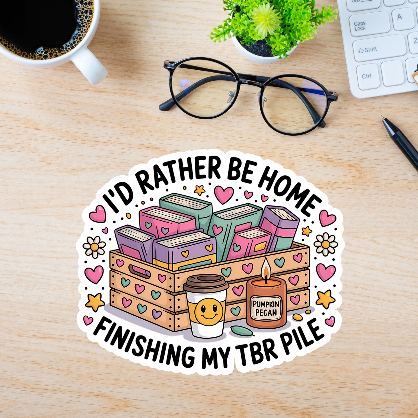 TBR Pile Sticker