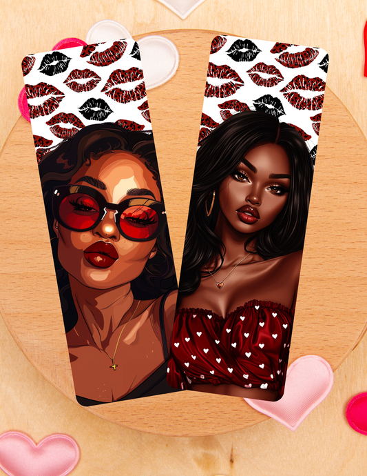 Valentine Girls Bookmarks