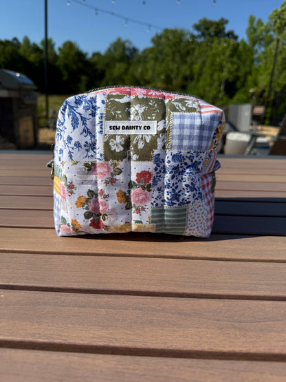 Blue Picnic Blooms