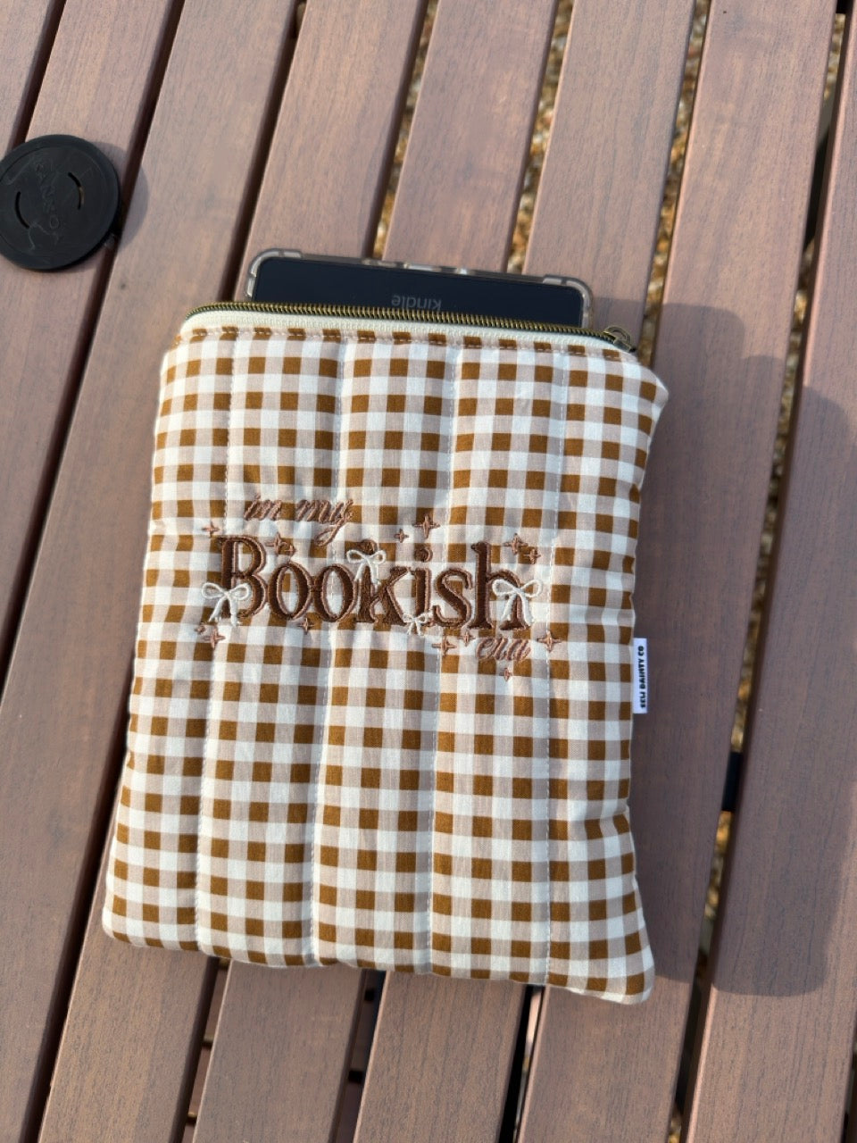 Bookish Era - Embroidered kindle Sleeve