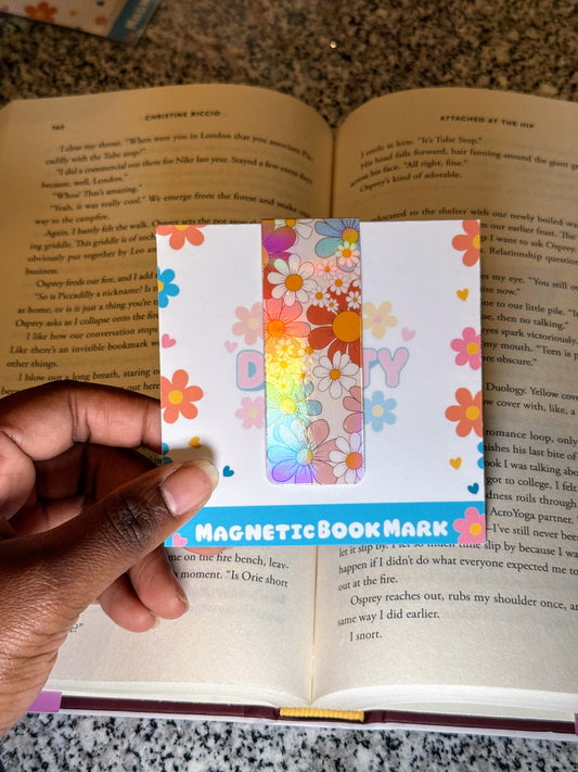 Floral Magnetic Bookmark
