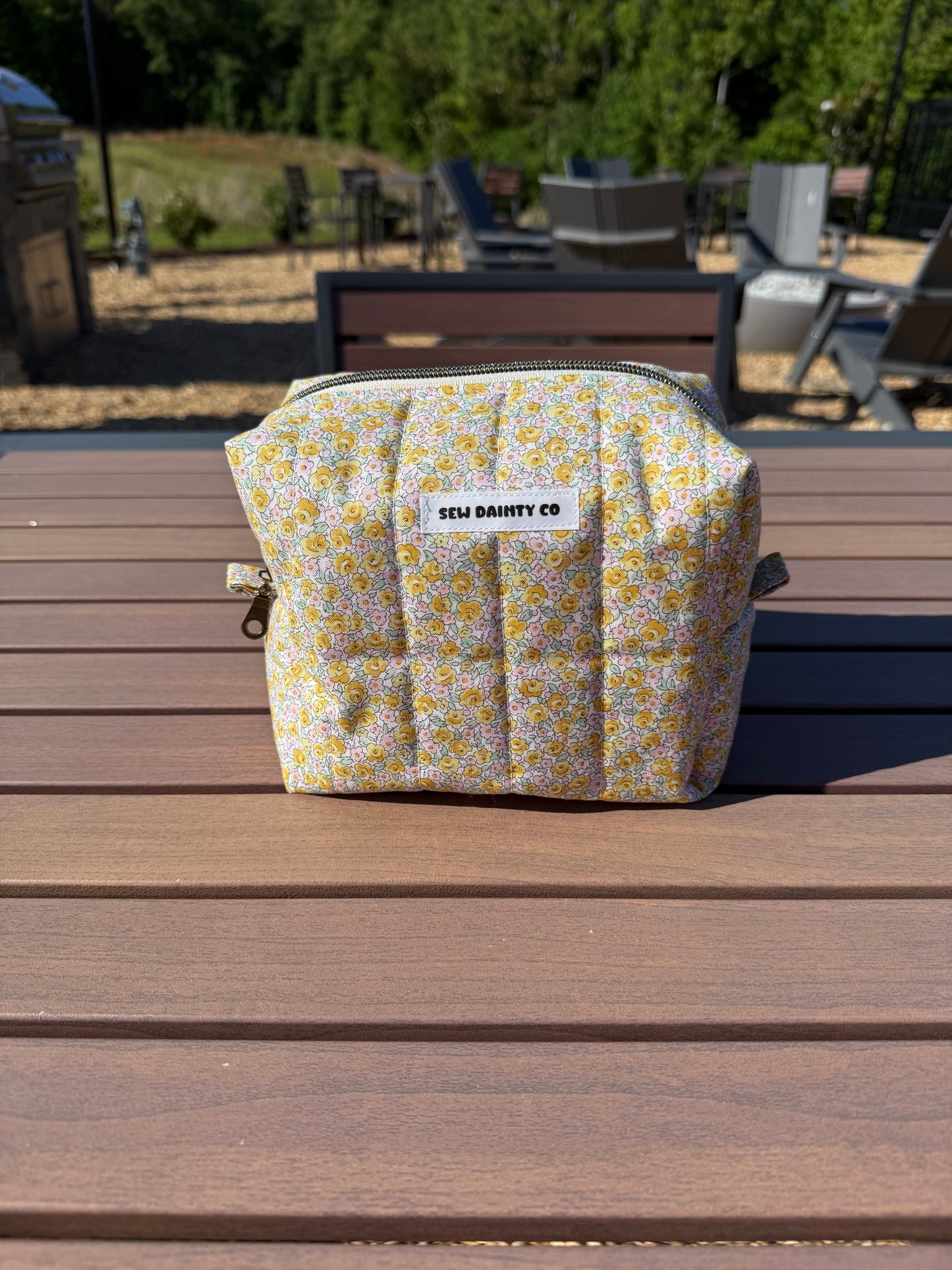 Golden Babe Floral Carry All