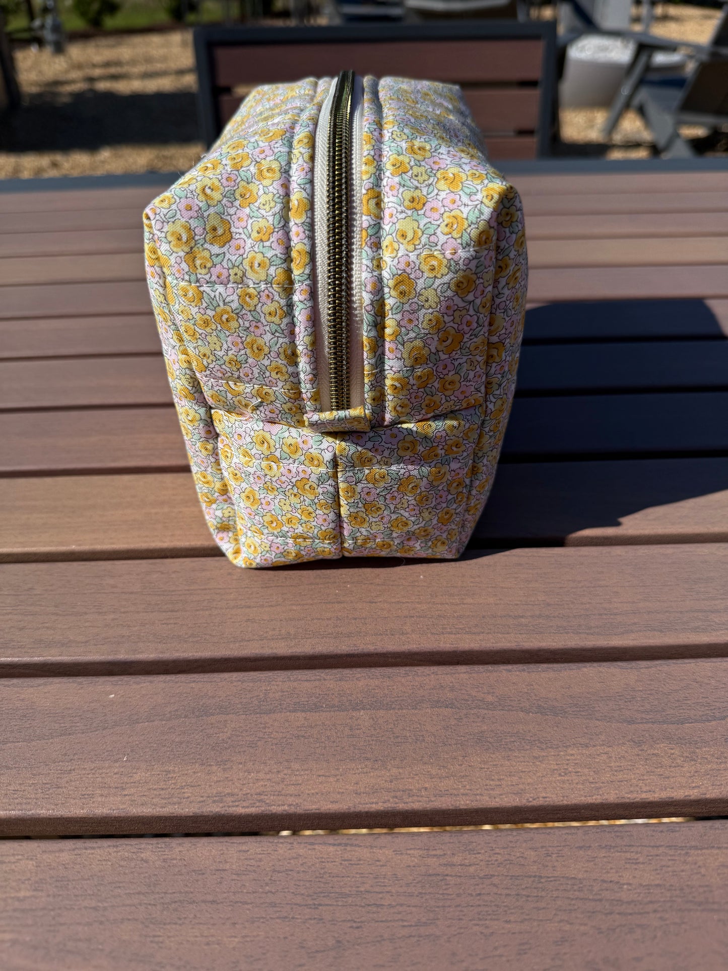 Golden Babe Floral Carry All