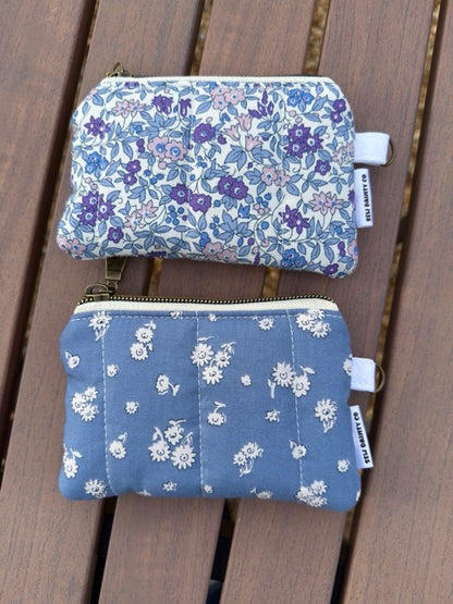 Blue Floral Wallet